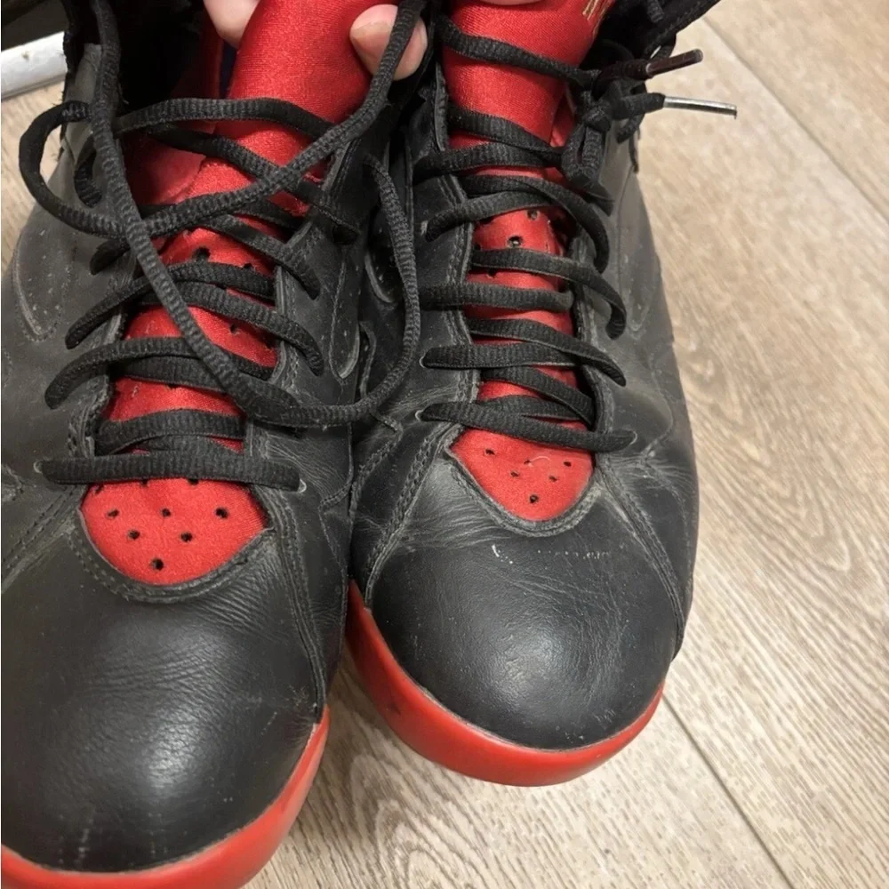 Size 11 - Nike Air Jordan 7 Retro Marvin The Martian 2015 Black Red Purple Green